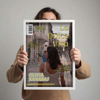 Personalizowany plakat „Wakacyjne La Dolce Vita” ze zdjęciem – idealny prezent na lato i wspomnienia z podróży