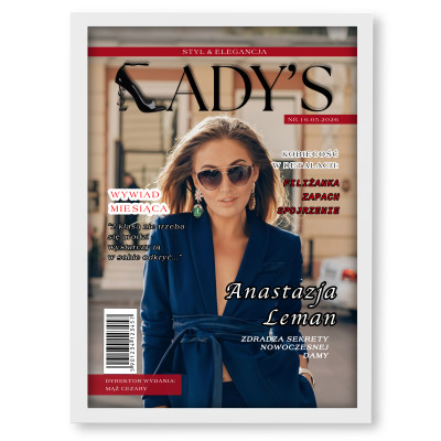 Personalizowany plakat „Lady’s” ze zdjęciem – stylowy prezent w kobiecym wydaniu