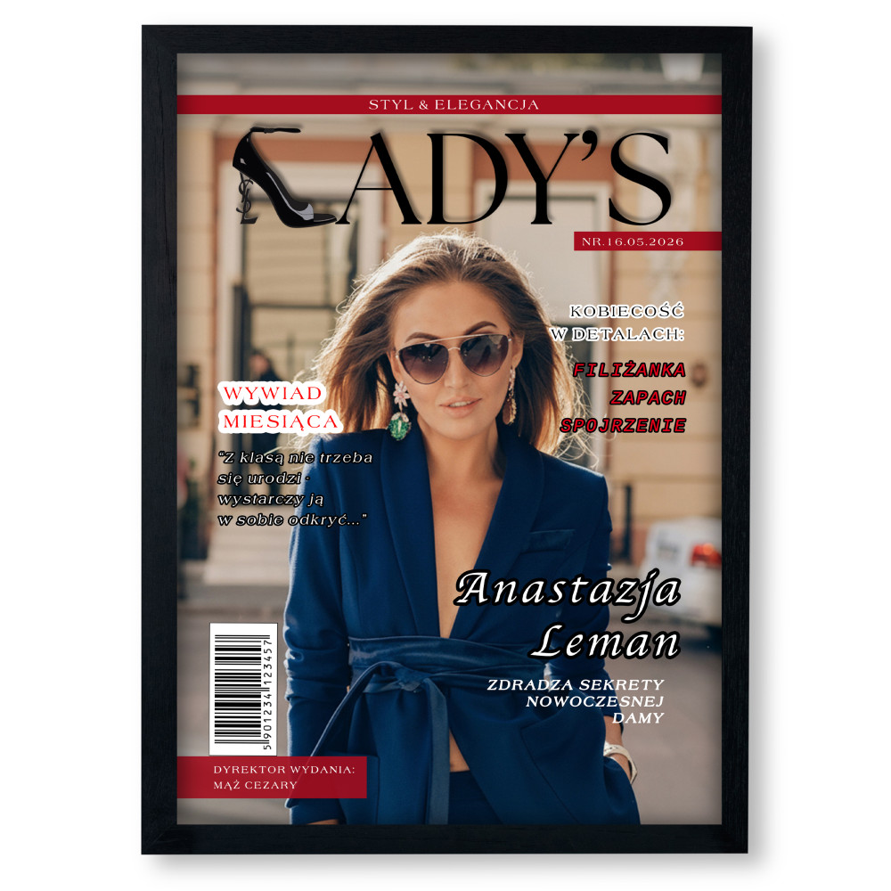 Personalizowany plakat „Lady’s” ze zdjęciem – stylowy prezent w kobiecym wydaniu