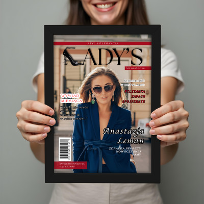 Personalizowany plakat „Lady’s” ze zdjęciem – stylowy prezent w kobiecym wydaniu
