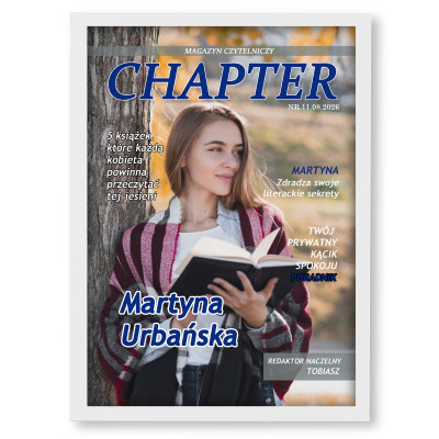 Personalizowany plakat „Książkara – Fanka Książek” ze zdjęciem – idealny prezent dla miłośniczki literatury