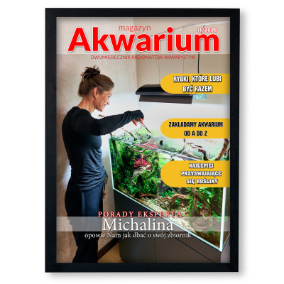 Personalizowany plakat „Akwarium” ze zdjęciem – idealny prezent dla miłośnika ryb i podwodnego świata