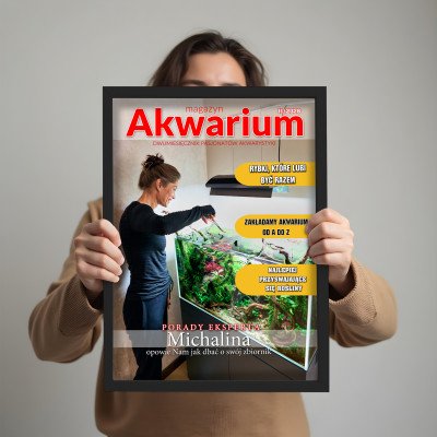 Personalizowany plakat „Akwarium” ze zdjęciem – idealny prezent dla miłośnika ryb i podwodnego świata
