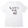Koszulka z Nadrukiem Lady’s | Subtelna Grafika Zarysu Pani dla Stylowej Kobiety