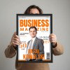 Personalizowany plakat „Business Magazine” ze zdjęciem – elegancki prezent dla szefa lub kolegi z pracy