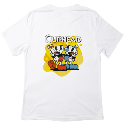 Koszulka z Nadrukiem Cuphead | Gamingowa Grafika