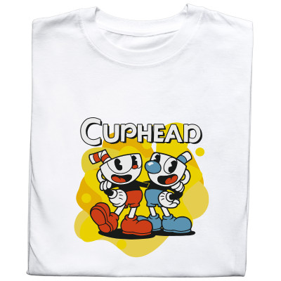Koszulka z Nadrukiem Cuphead | Gamingowa Grafika