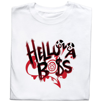 Koszulka z Nadrukiem Helluva Boss | Grafika z Kultowego Serialu Cartoon