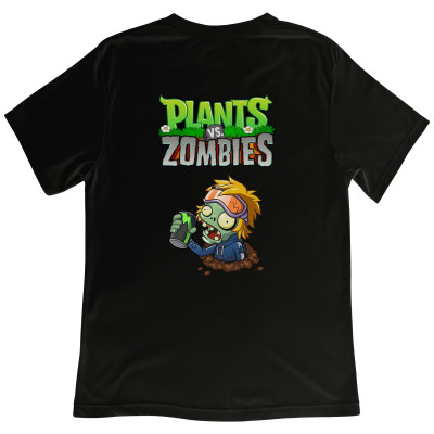 Koszulka z Nadrukiem Plants vs Zombies | Gamingowa Grafika z Gry