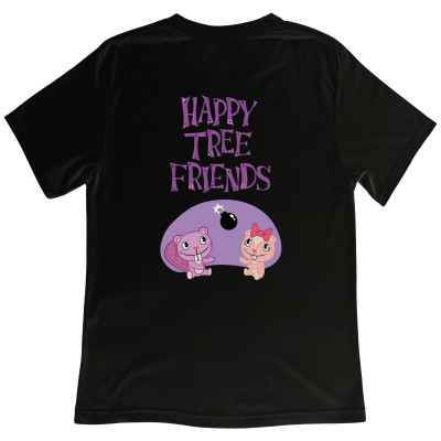 Koszulka z Nadrukiem Happy Tree Friends | Grafika z Kultowej Bajki Cartoon