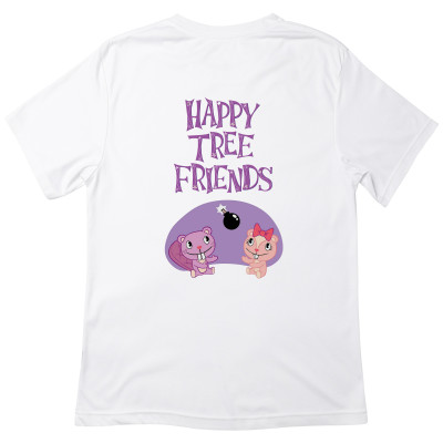 Koszulka z Nadrukiem Happy Tree Friends | Grafika z Kultowej Bajki Cartoon