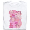 Koszulka z Nadrukiem Miłośnik Axolotl | Cute Kawaii Zwierzę w Stylu