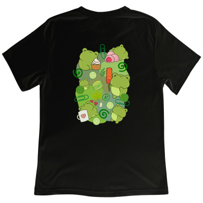 Koszulka z Nadrukiem Miłośnik Żaby | Cute Kawaii Frog w Stylu