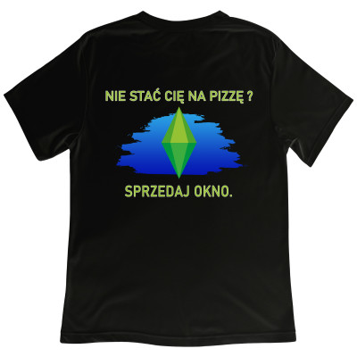 Koszulka z Nadrukiem The Sims | Simsy Motherlode Śmieszny Mem