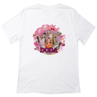 Koszulka z Nadrukiem Pop Muzyka | Stylowa dla Fanów Muzyki