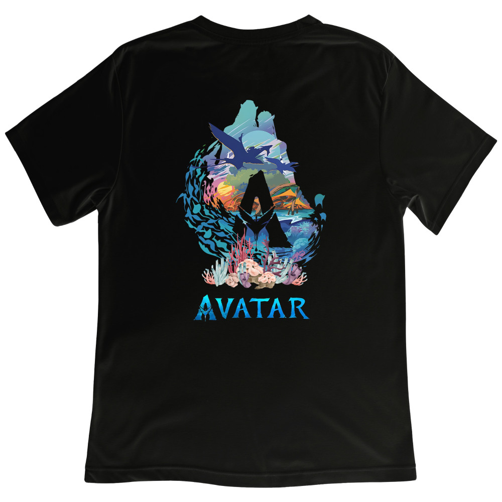 Koszulka z Nadrukiem Avatar | Istota Wody – Fantastyczna Grafika
