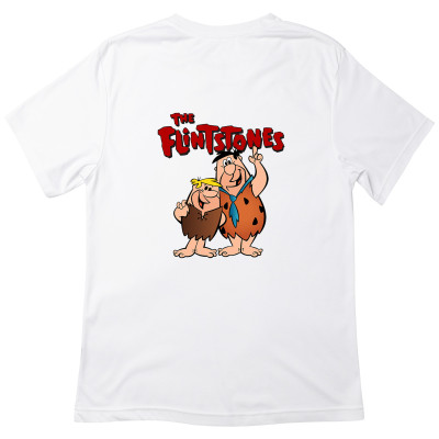 Koszulka z Nadrukiem Flintstonowie | Fredi i Barney – Kultowa Bajka