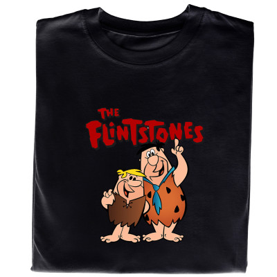 Koszulka z Nadrukiem Flintstonowie | Fredi i Barney – Kultowa Bajka