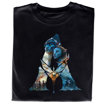 Koszulka z Nadrukiem Avatar | Jake Sully i Neytiri – Film Fantastyczny