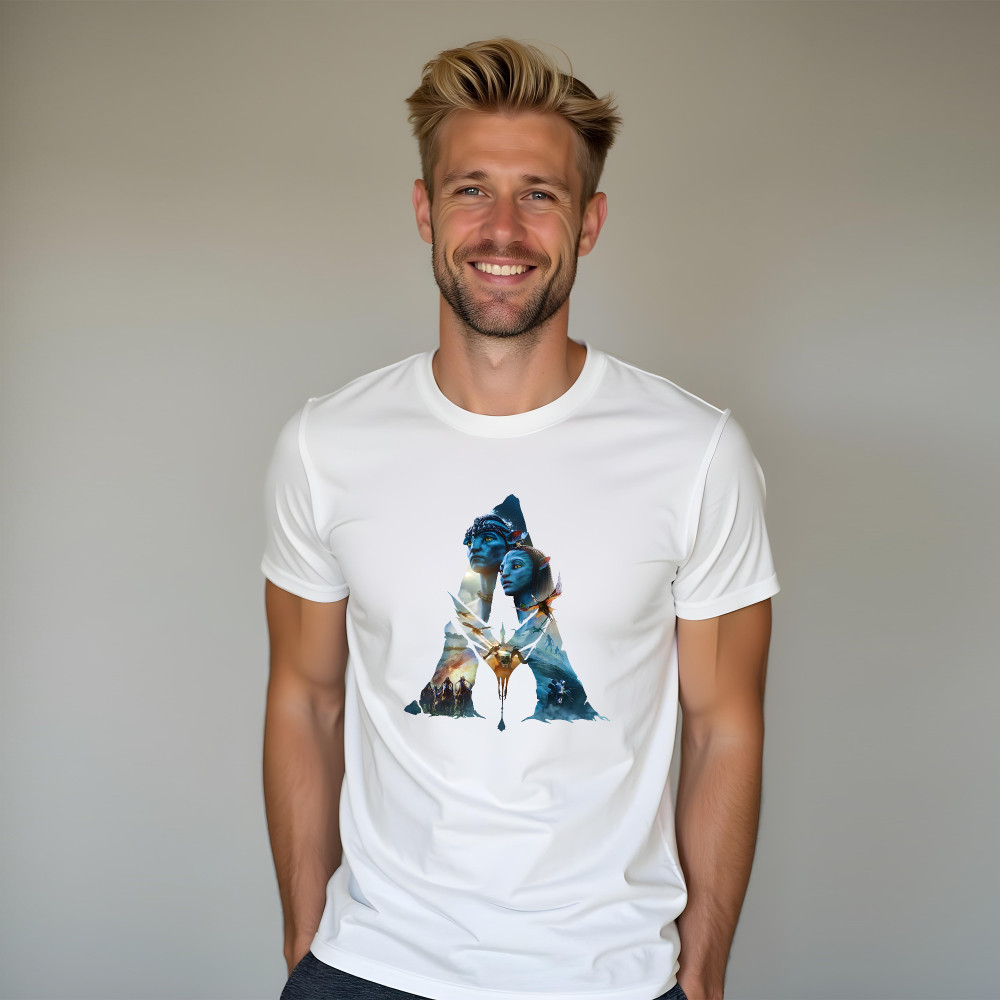 Koszulka z Nadrukiem Avatar | Jake Sully i Neytiri – Film Fantastyczny