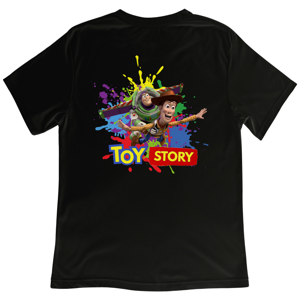 Koszulka z Nadrukiem Toy Story | Buzz Astral i Woody – Bajka Cartoon