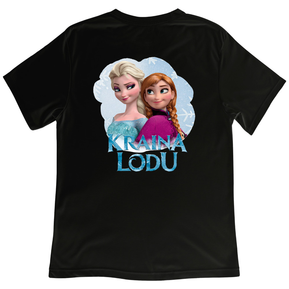 Koszulka z Nadrukiem Kraina Lodu | Elsa i Anna