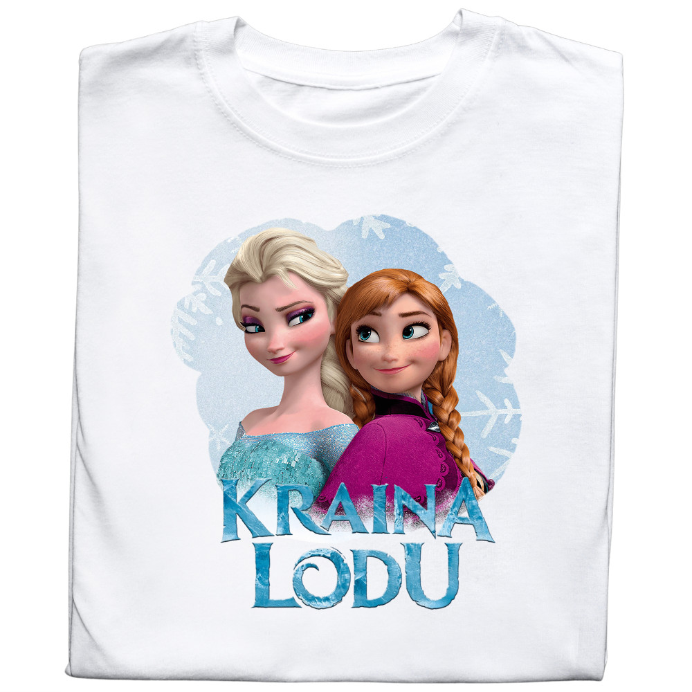 Koszulka z Nadrukiem Kraina Lodu | Elsa i Anna