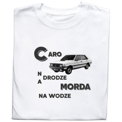 Koszulka z Nadrukiem Polonez Caro | Samochód i Motoryzacyjne Hobby