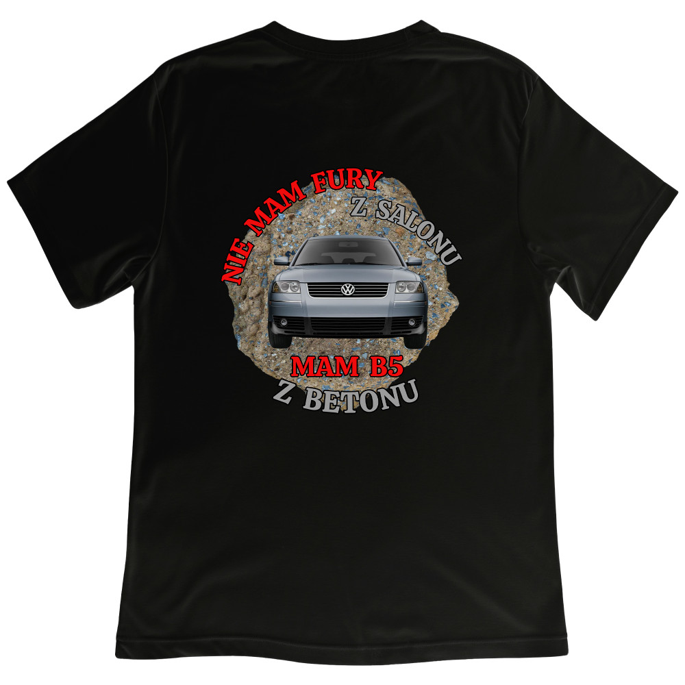 Koszulka z Nadrukiem Volkswagen B5 | Samochód i Motoryzacyjne Hobby