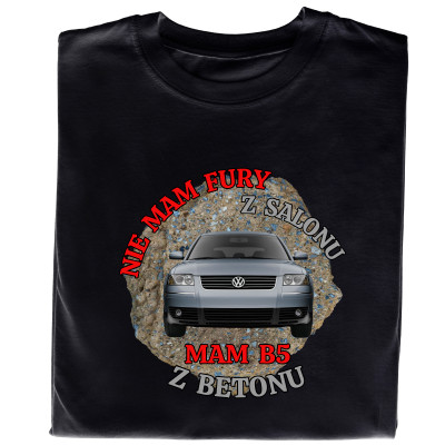 Koszulka z Nadrukiem Volkswagen B5 | Samochód i Motoryzacyjne Hobby