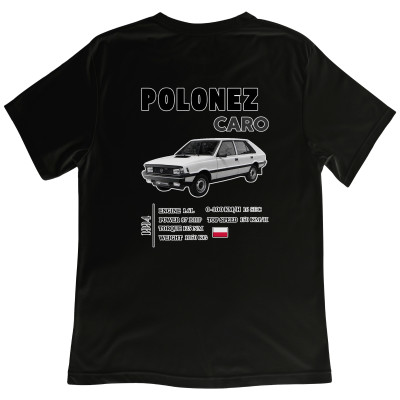 Koszulka z Nadrukiem Polonez Caro | Samochód i Motoryzacyjne Hobby