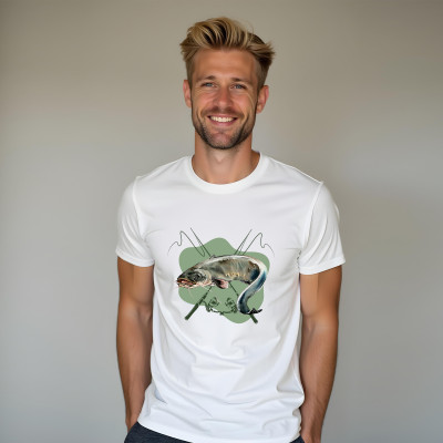 Koszulka z Nadrukiem Sum | Ryba, Wędkarstwo i Hobby