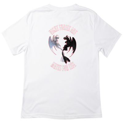 Koszulka z Nadrukiem | Jak Wytresować Smoka – Night Furies Are Mates For Life