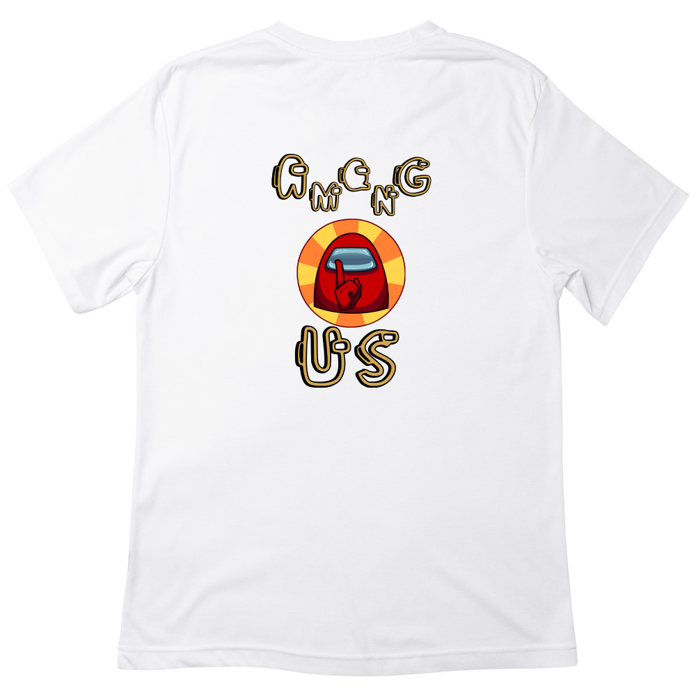 Koszulka z Nadrukiem Among Us | Gra Gaming – Sus Meme dla Gamera