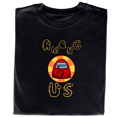 Koszulka z Nadrukiem Among Us | Gra Gaming – Sus Meme dla Gamera