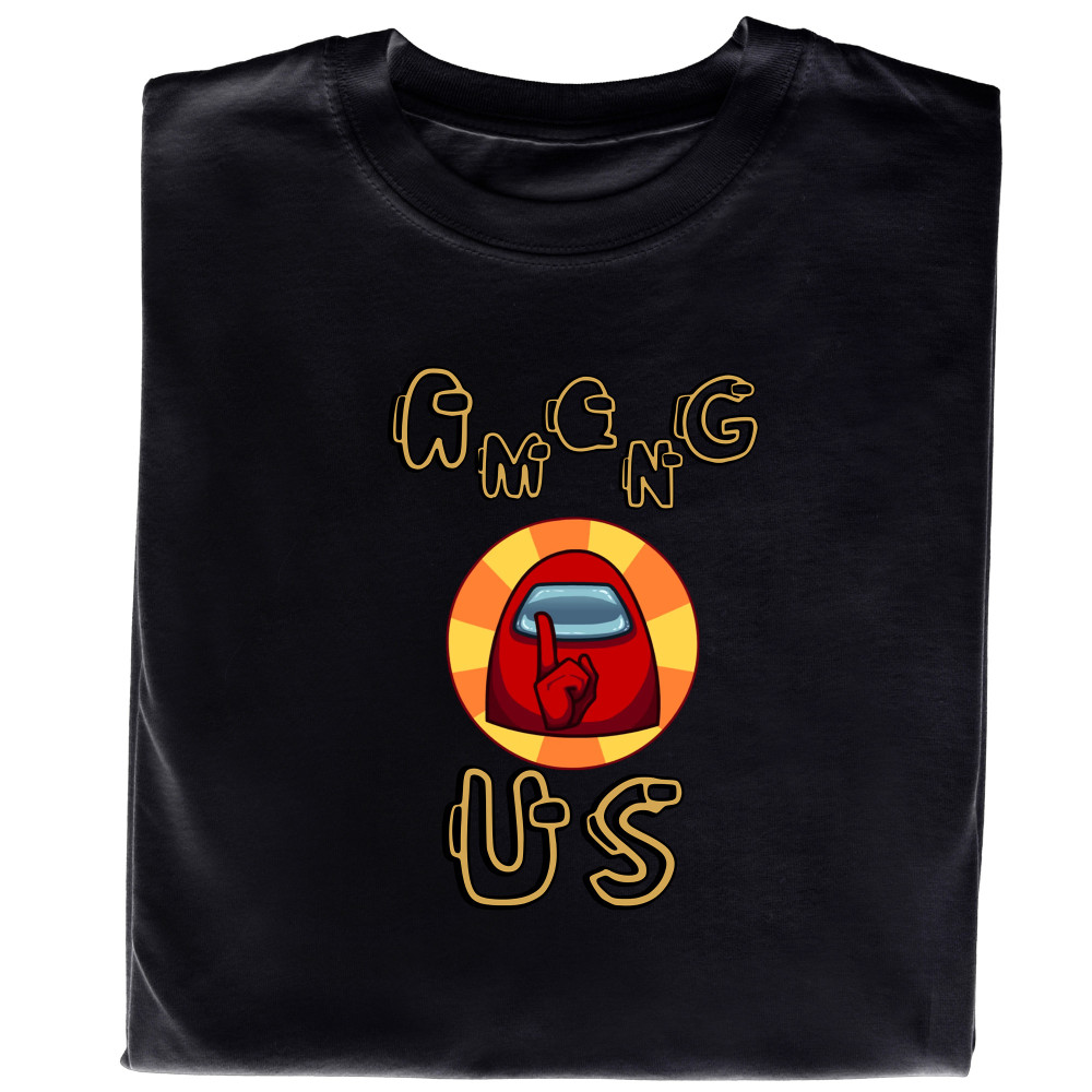 Koszulka z Nadrukiem Among Us | Gra Gaming – Sus Meme dla Gamera