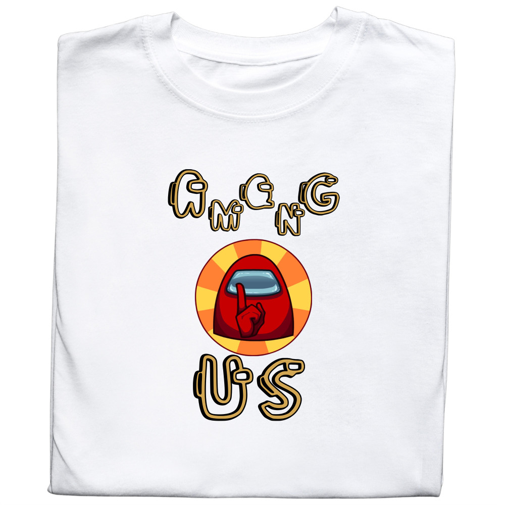 Koszulka z Nadrukiem Among Us | Gra Gaming – Sus Meme dla Gamera