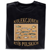Koszulka z Nadrukiem | Kolekcjoner Ryb Polskich – Wędkarstwo i Hobby Wędkarza