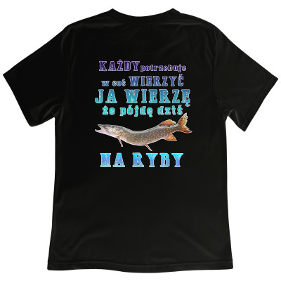 Koszulka z Nadrukiem Szczupak | Pójdę Dziś Na Ryby – Wędkarstwo i Hobby