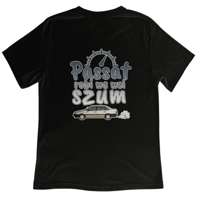 Koszulka z Nadrukiem Passat | Robi We Wsi Szum – Samochody i Hobby