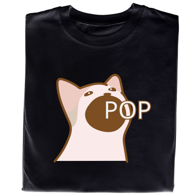 Koszulka z Nadrukiem Śmieszny Kot | Meme Cat Pop Dank