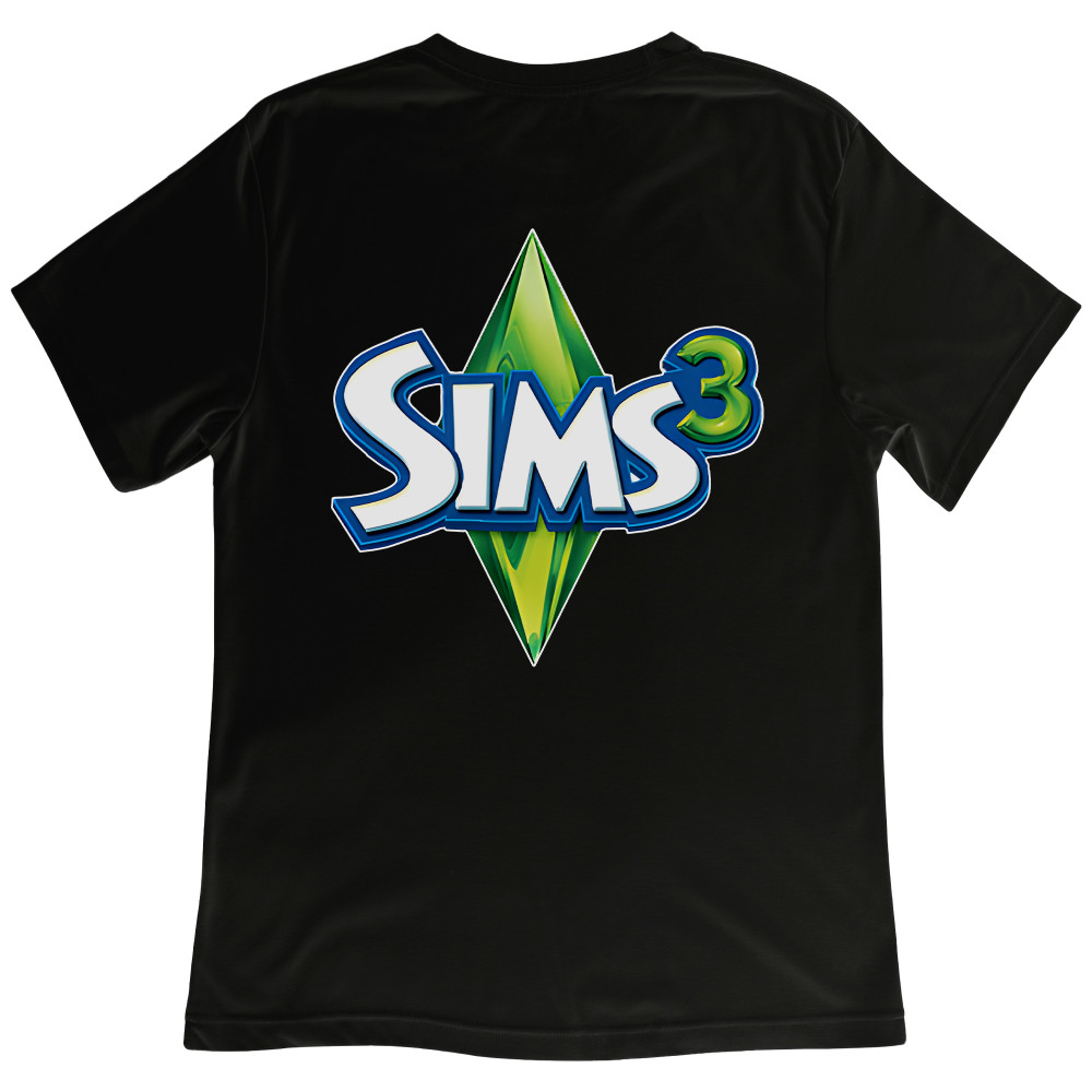 Koszulka z Nadrukiem Simsy | The Sims 3 – Śmieszny Mem dla Gracza