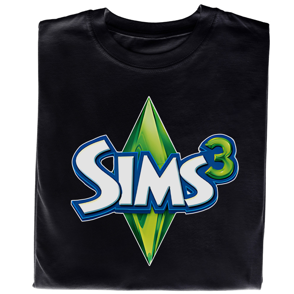 Koszulka z Nadrukiem Simsy | The Sims 3 – Śmieszny Mem dla Gracza
