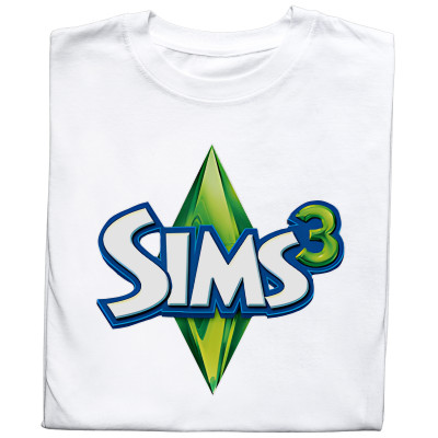 Koszulka z Nadrukiem Simsy | The Sims 3 – Śmieszny Mem dla Gracza