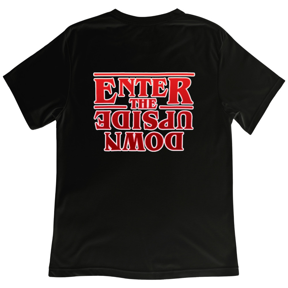 Koszulka z Nadrukiem Stranger Things | Upside Down – Eleven Serial