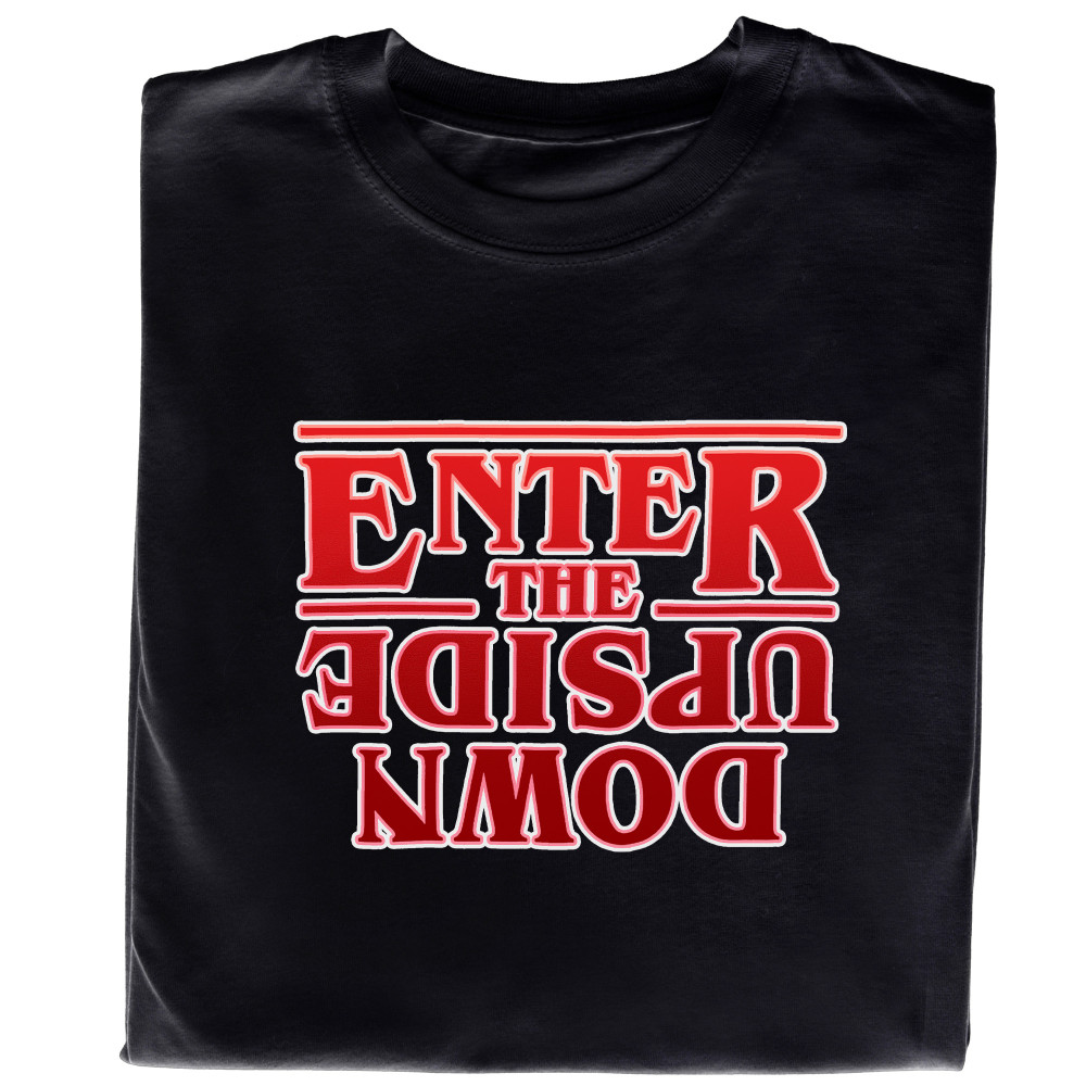 Koszulka z Nadrukiem Stranger Things | Upside Down – Eleven Serial