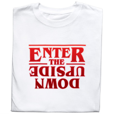 Koszulka z Nadrukiem Stranger Things | Upside Down – Eleven Serial