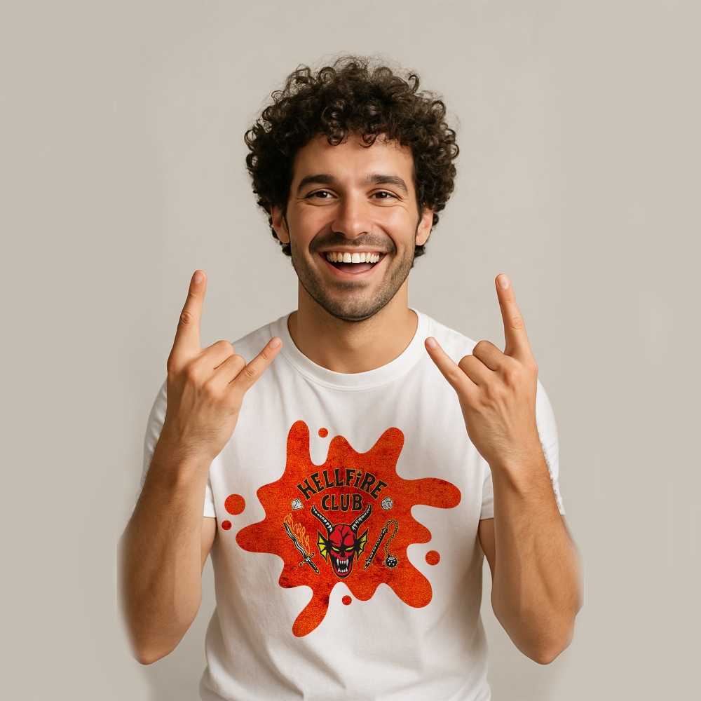Koszulka „Hellfire Club” – Stranger Things