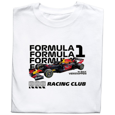 Koszulka z Nadrukiem Formuła 1 F1 | Verstappen Racing – Motorsport Prezent