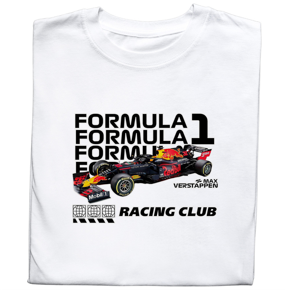Koszulka z Nadrukiem Formuła 1 F1 | Verstappen Racing – Motorsport Prezent